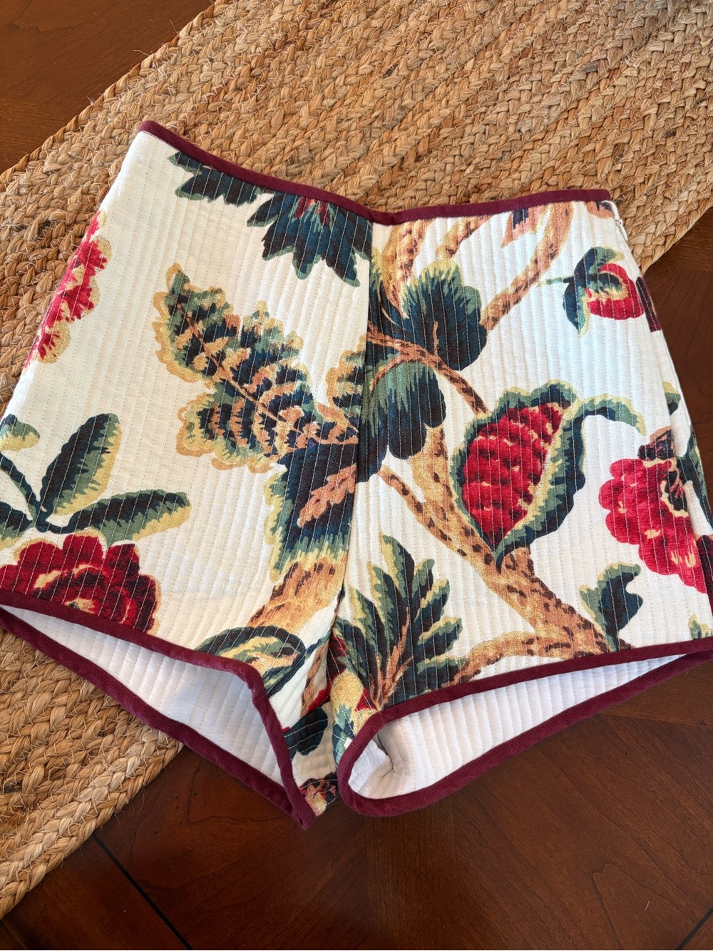 Sir The Label Embroidered Floral Shorts